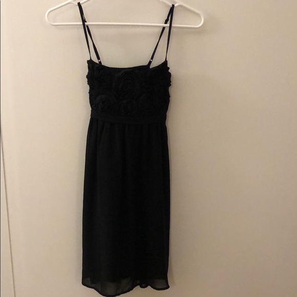 Black Floral Babydoll Dress - Picture 2 of 6